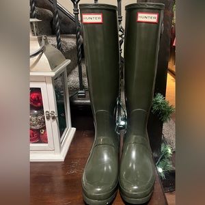 Women’s Hunter Original Tall-gloss green